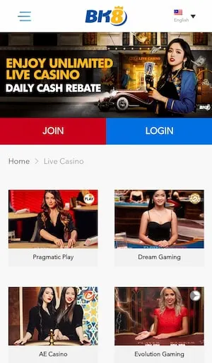 BK8 Mobile App