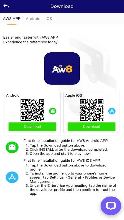 aw8 mobile