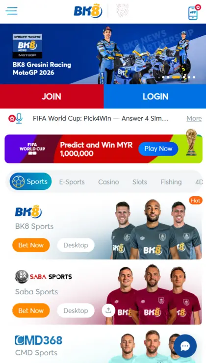 BK8 Mobile App