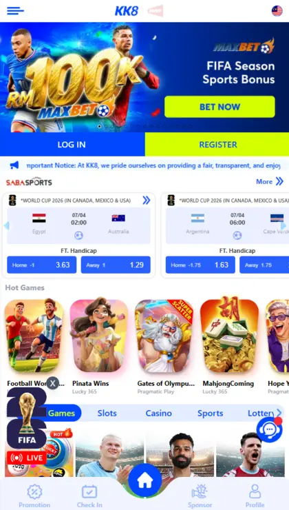 KK8 mobile app