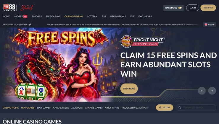 m88 casino lobby
