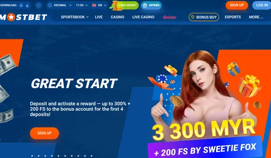 mostbet welcome bonus