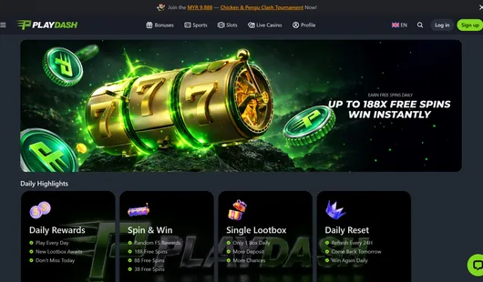 playdash earn free spins daily