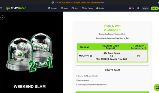 playdash weekend slam