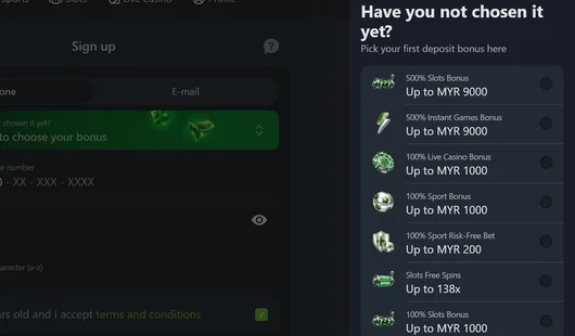 playdash welcome bonus options