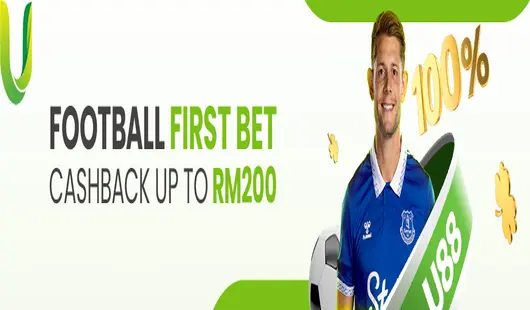 U88 100% free football first bet
