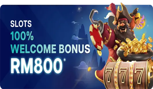 100% slot welcome bonus