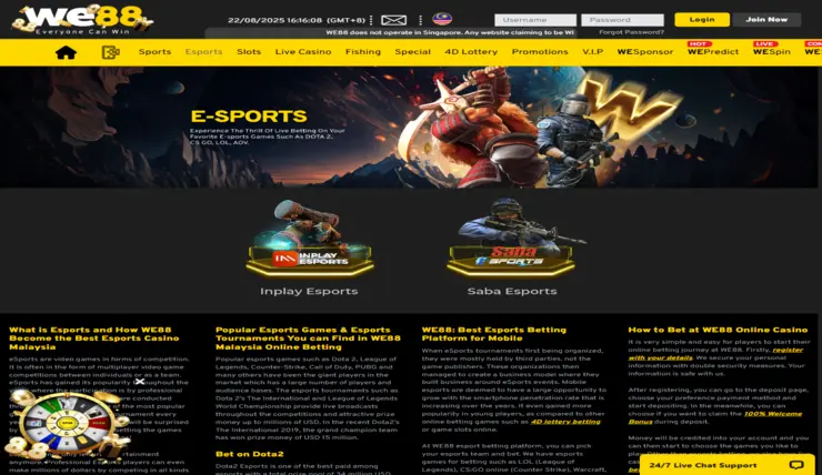 esports sportsbook
