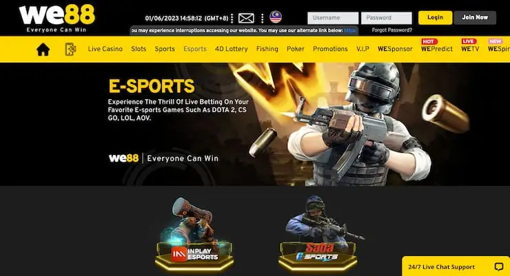 we88 esports
